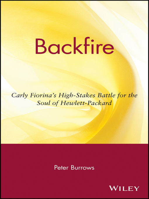 Title details for Backfire by Peter Burrows - Available